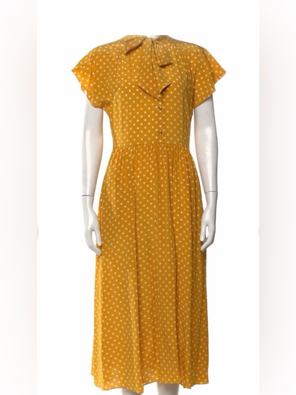 ICONIC CELINE SILK POLKA DOT DRESS